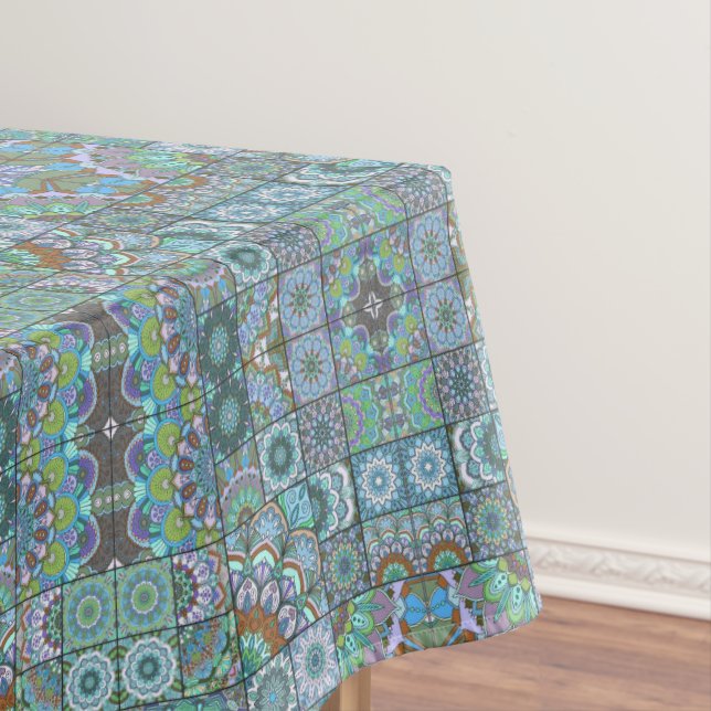 BoHo Tiled Tablecloth (In Situ)