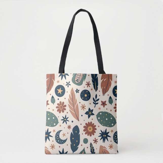 Boho Tote Bag – Stylish & Versatile (Front)
