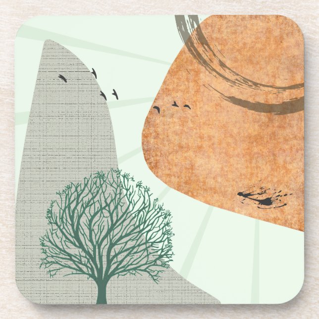 Boho Tree Coaster (Front)