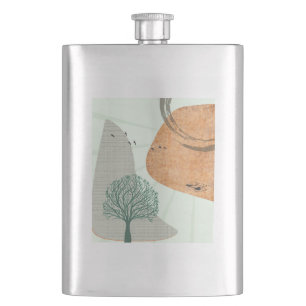 Boho Tree Hip Flask
