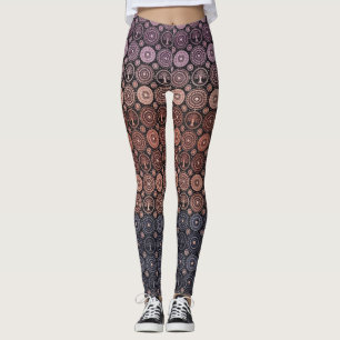 Boho Tree of Life Medallion Leggings