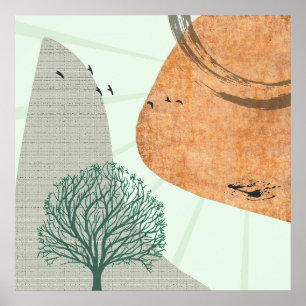 Boho Tree Poster