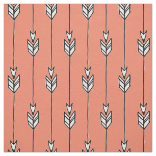 Boho tribal arrows ethnic Inca folk design templat Fabric