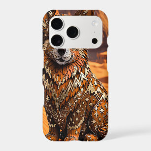 Boho Tribal Corgi Desert Mountain Art