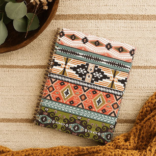 Boho Tribal Geometric Pattern Southwestern Aztec  Planner