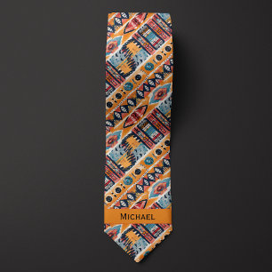 Boho Tribal-Inspired Design Tie