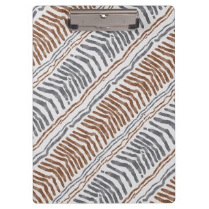 Boho Tribal Striped Clipboard