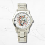 Boho Tribal Watercolor Horse Stylish Chic Womans Watch<br><div class="desc">Boho Tribal Watercolor Horse Stylish Chic Womans Watches features a bohemian watercolor floral horse. Created by Evco Studio www.zazzle.com/store/evcostudio</div>