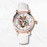 Boho Tribal Watercolor Horse Stylish Chic Womans Watch<br><div class="desc">Boho Tribal Watercolor Horse Stylish Chic Womans Watches features a bohemian watercolor floral horse. Created by Evco Studio www.zazzle.com/store/evcostudio</div>