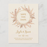 Boho Tropical Botanical | Ivory Save The Date