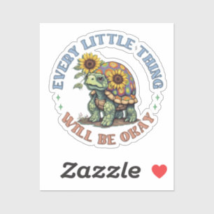 Boho Turtle Every little Thing positivity  Hippie 