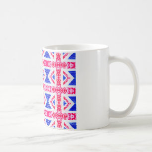 boho union jack coffee mug
