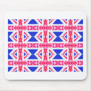boho union jack mouse pad