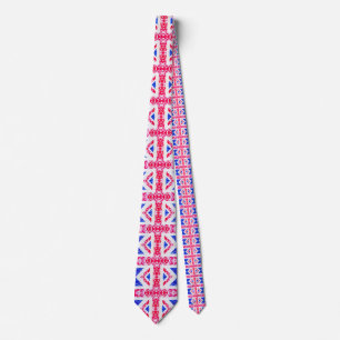 boho union jack tie