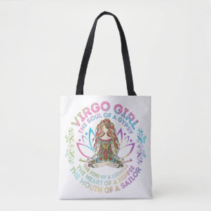 Boho Virgo – Soul of a Gypsy, Heart of a Hippie Tote Bag
