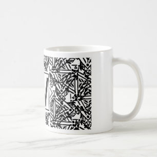 Boho W Monogram Coffee Mug