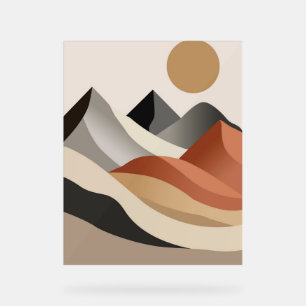 Boho wall art acrylic sign