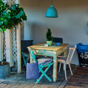 Boho watercolor botanic letter C Crossbody Bag