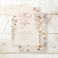 Boho Watercolor Floral Wildflower Baby Shower