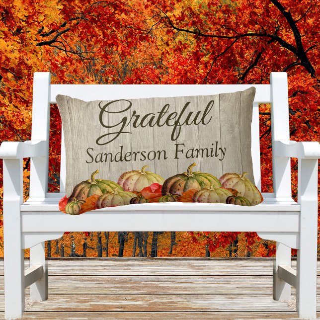 BOHO Watercolor Pumpkin Lumbar Cushion (Creator Uploaded)