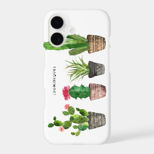 Boho Watercolor Succulents Personalised