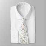 Boho Watercolor Wildflowers Pattern Neck Tie<br><div class="desc">Elevate your style with this unique necktie featuring a vibrant watercolor wildflowers pattern. Perfect for both formal and casual occasions, it adds a touch of artistic flair to any outfit. Designed to coordinate with the "VERONICA" Wedding Invitation Collection, this item is a perfect complement to your wedding ensemble. Be sure...</div>