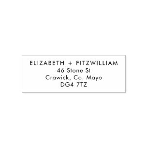Boho Watercolour Abstract   Wedding Return Address Self-inking Stamp