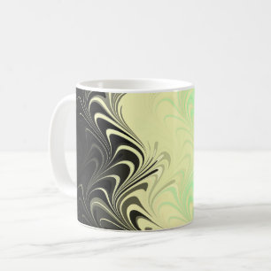Boho Wavy Marbled Abstract Cassgender Pride Flag Coffee Mug