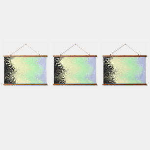 Boho Wavy Marbled Abstract Cassgender Pride Flag Hanging Tapestry