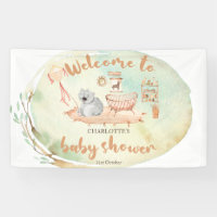 Boho We Can Bearly Wait Baby Shower Wellcome Sing