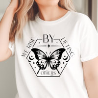 Boho We Rise by Lifting Others Butterfly