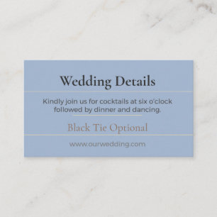 Boho Wedding Details Card   Chic Floral Luxe