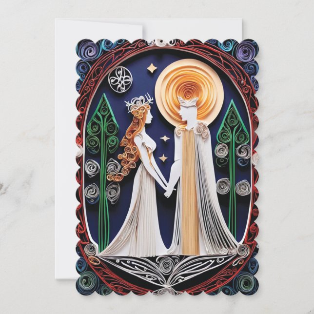 Boho Wedding Invitation (Front)