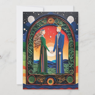 Boho Wedding Invitation