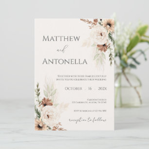 Boho Wedding Invitation