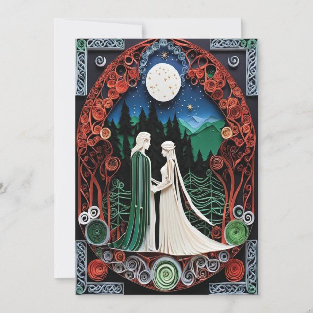 Boho Wedding Invitation (Front)