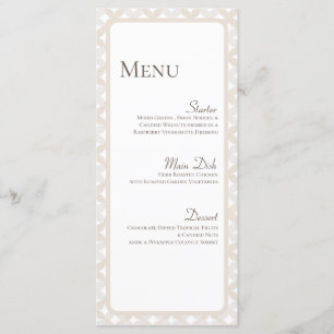 Boho Wedding Personalised Plate Menu Cards