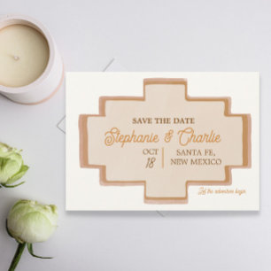 Boho Wedding Save The Date Invitation