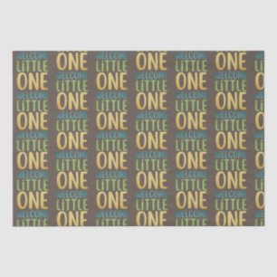 Boho "Welcome Little One" Baby Shower Tissue Paper
