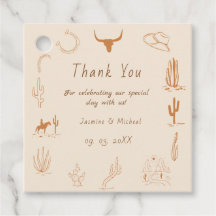 Boho Western Cowboy Illustration Wedding