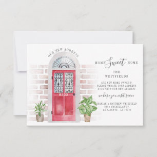 Boho We've Moved Potted Plants Moving Announcement