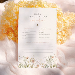 Boho Wildflower Baby Shower Predictions & Advice