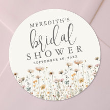 Boho Wildflower Bridal Shower