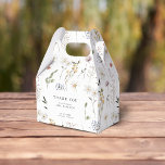 Boho Wildflower Bridal Shower Favour Box<br><div class="desc">Modern boho wildflower thank you favour box with a floral watercolor pattern with delicate wildflowers.</div>