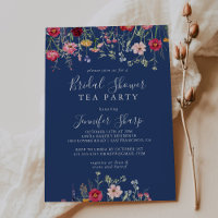 Boho Wildflower Bridal Shower Tea Party