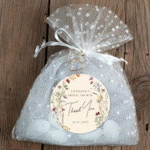 Boho Wildflower Bridal Shower Thank You