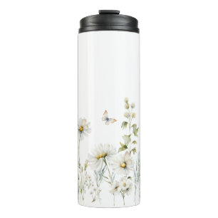 Boho Wildflower Cottagecore  Thermal Tumbler