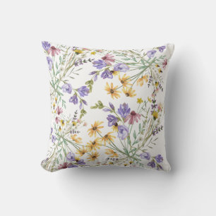 Boho Wildflower Cushion