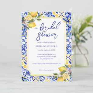 Boho Wildflower Elegant Bridal Shower Invitation