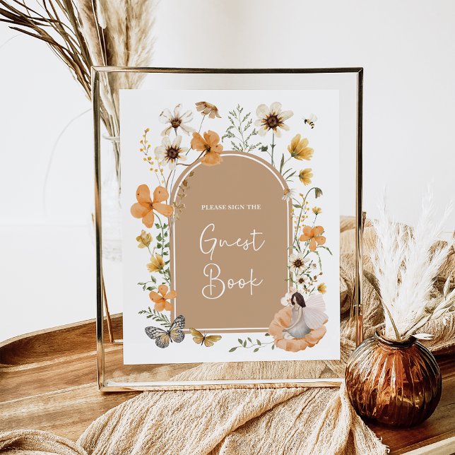 Boho Wildflower Fairy | Guest Book Sign (Creator Uploaded)